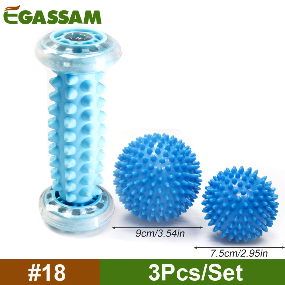 Massage Bal-Voet Pijn Therapie Kit-Plantaire Fasciitis, Hielspoor, Pijnlijke Spieren, Trigger Point - Back, Arm, Nek, Schouder, Been: Paars