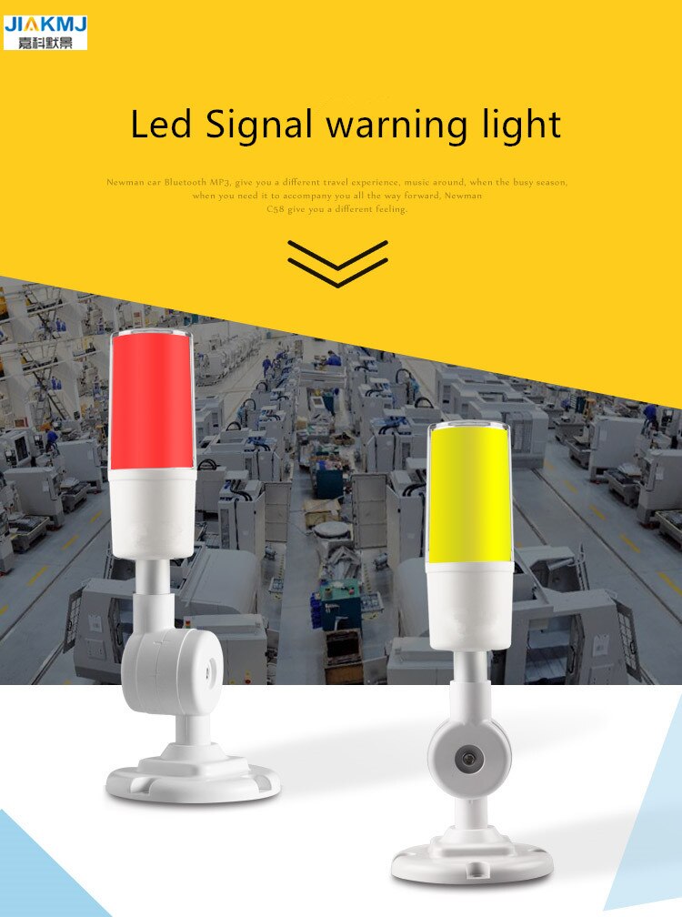 Led Three-Color Signal Indicator Lamp 24V 3 Color ... – Grandado