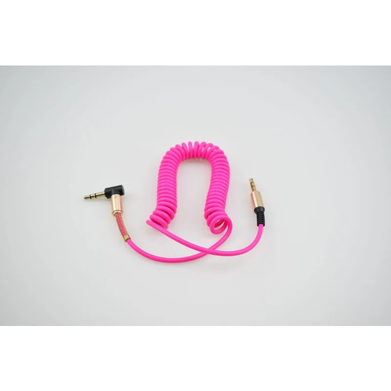 3.5 Jacek AUX Kabel audio 3.5MM męnarty robić męskiego Kabel robić telefonu Głośnik samochodowy MP4 Słuchawki 1.8M Jacek 3.5 Sprężynowe kable audio