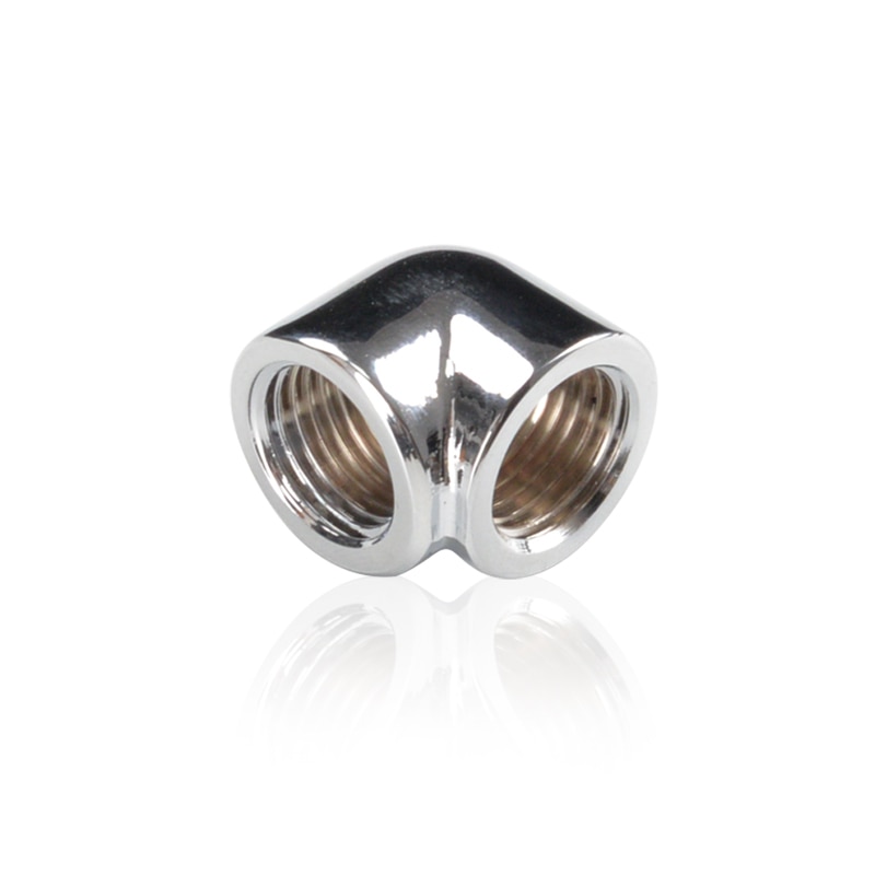 Syscooling water cooling fitting 90 degree female elbow copper G1/4 inner thread elbow