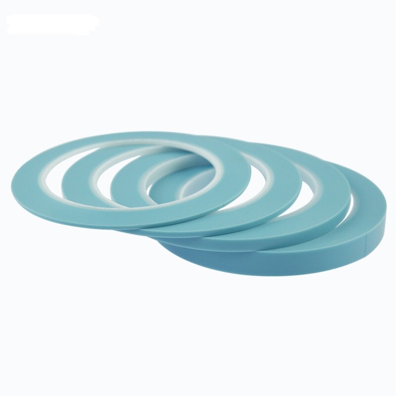 Bande adhésive pour masquage, PVC, vinyle, 2 rouleaux, ruban adhésif résistant aux hautes températures, bande Fine pour peinture pour carrosserie automobile