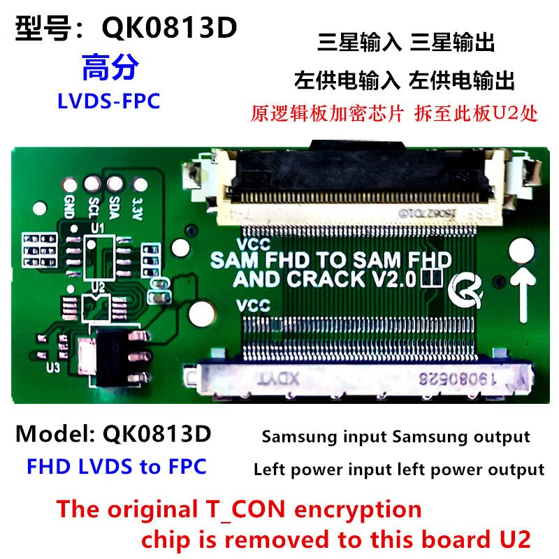 HD Panel LVDS Adapter Board | LG HD LCD Screen 30P LVDS 30 pin HD LVDS SONY KLV-32R402 Main Board Signal to HD FHD