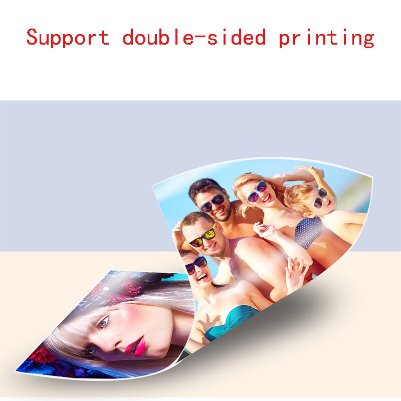 Papel estucado A4, papel fotográfico mate brillante de doble cara, impresión de inyección de tinta a color, papel fotográfico de tarjeta de visita de alto brillo, cartón de 160g