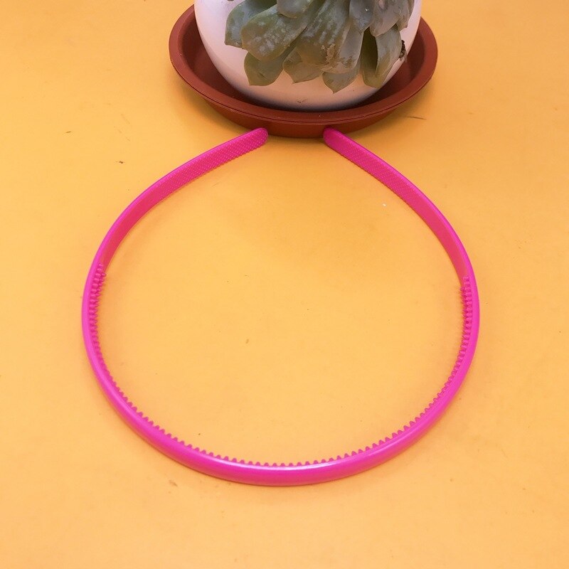 0,8 Cm Gewölbte Zahn Haar Bands 8mm Kunststoff Stirnband Kinder Haar Bands Weihnachten Kopf Schnalle Umwelt Freundliche Top Cuf: Rose Red