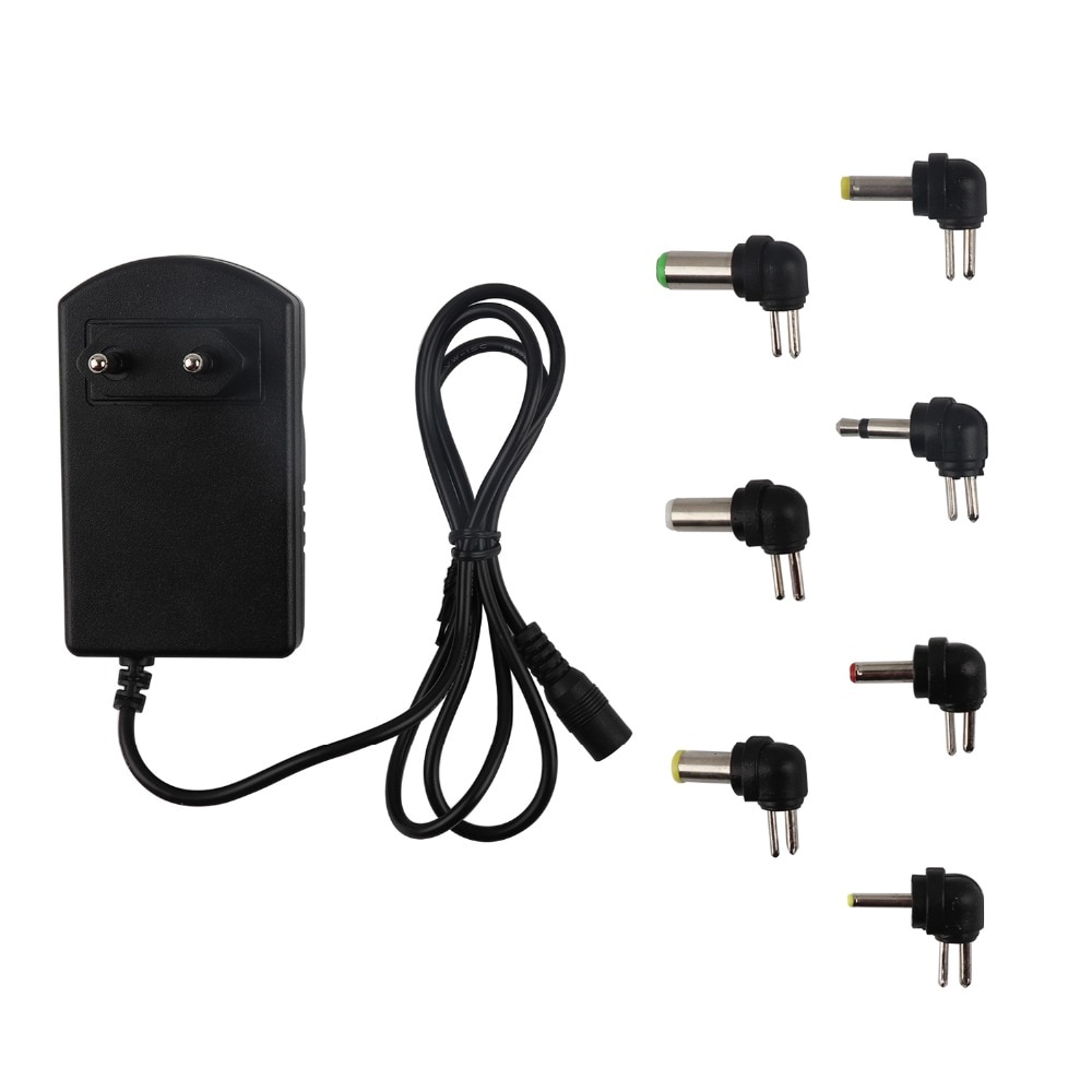 Alimentation 12 v AC à DC adaptateur 3V 4.5V 6V 7.5V 9V 12V réglable EU US prise pour lampes LED bande lumineuse 3A 30W JQ