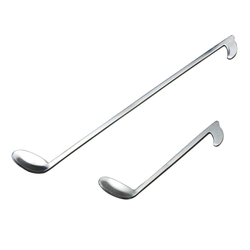 Nota Musical de acero inoxidable, cuchara de café, cucharón de Metal para postre, cucharas de miel, cuchara de té para tazón taza, herramientas de cocina