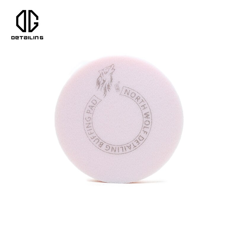 6 Inch 150Mm Roze Kleur Platte Foam Buffing Pad Noord Wolf Polsihing Pad Voor Auto Afwerking: 1 pcs pink  pad