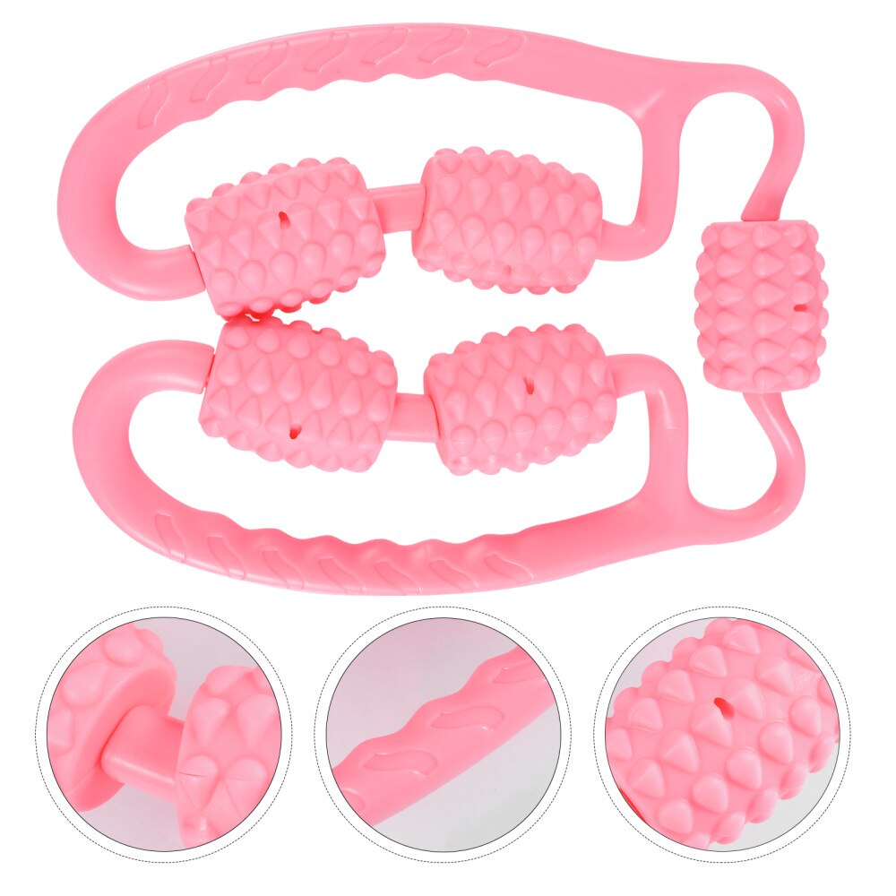 Rouleau De Massage Musculaire 24 Roues – Pour Jambes, Bras, Cou – Compact Et Léger