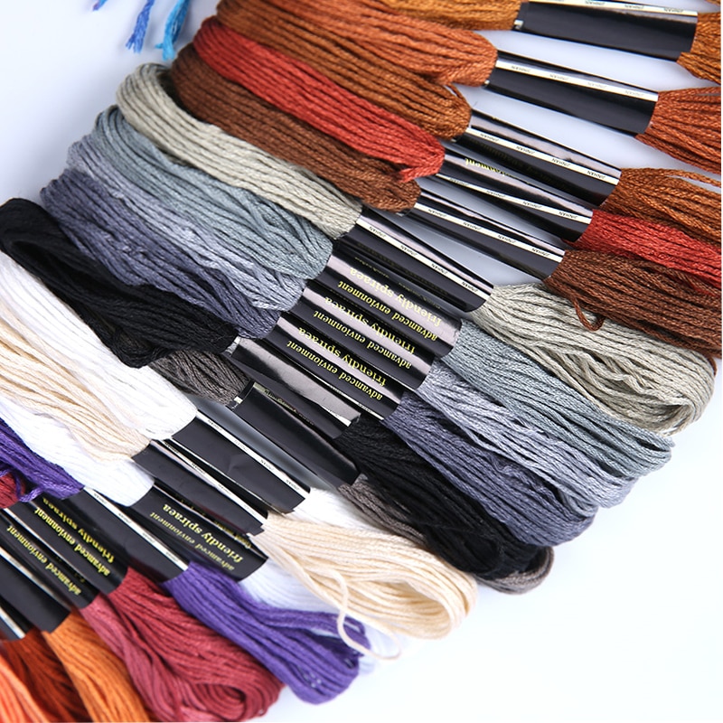 Zestaw nici robić haftowania nici bawełniane nici nici dziewiarskie nici szydełkowe nici akcesoria robić haftu przyrządy robić szycia