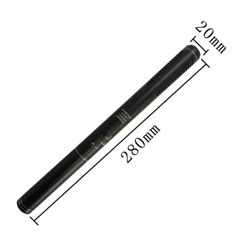 Interview Microphone Camera Microphone Directional Condenser MIC for PC DSLR DV Camcorders Video Camera