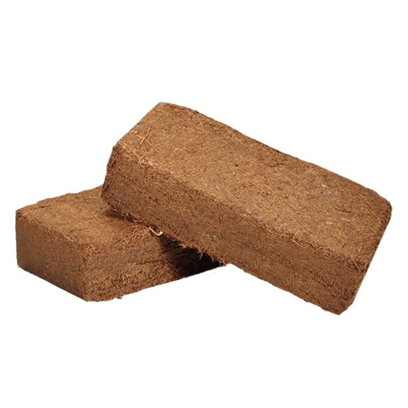 95AA Coco Coir Bricks for Plants Compressed Coconut Fiber Substrate Soil for Vegetable Flower Berry Planting Reptile Bedding