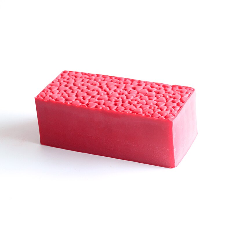 Nicole Siliconen Zeep Mal Handgemaakte Rechthoek Loaf Mould Met Reliëf Bloem Mat 3 Patronen Zijn Optioneel