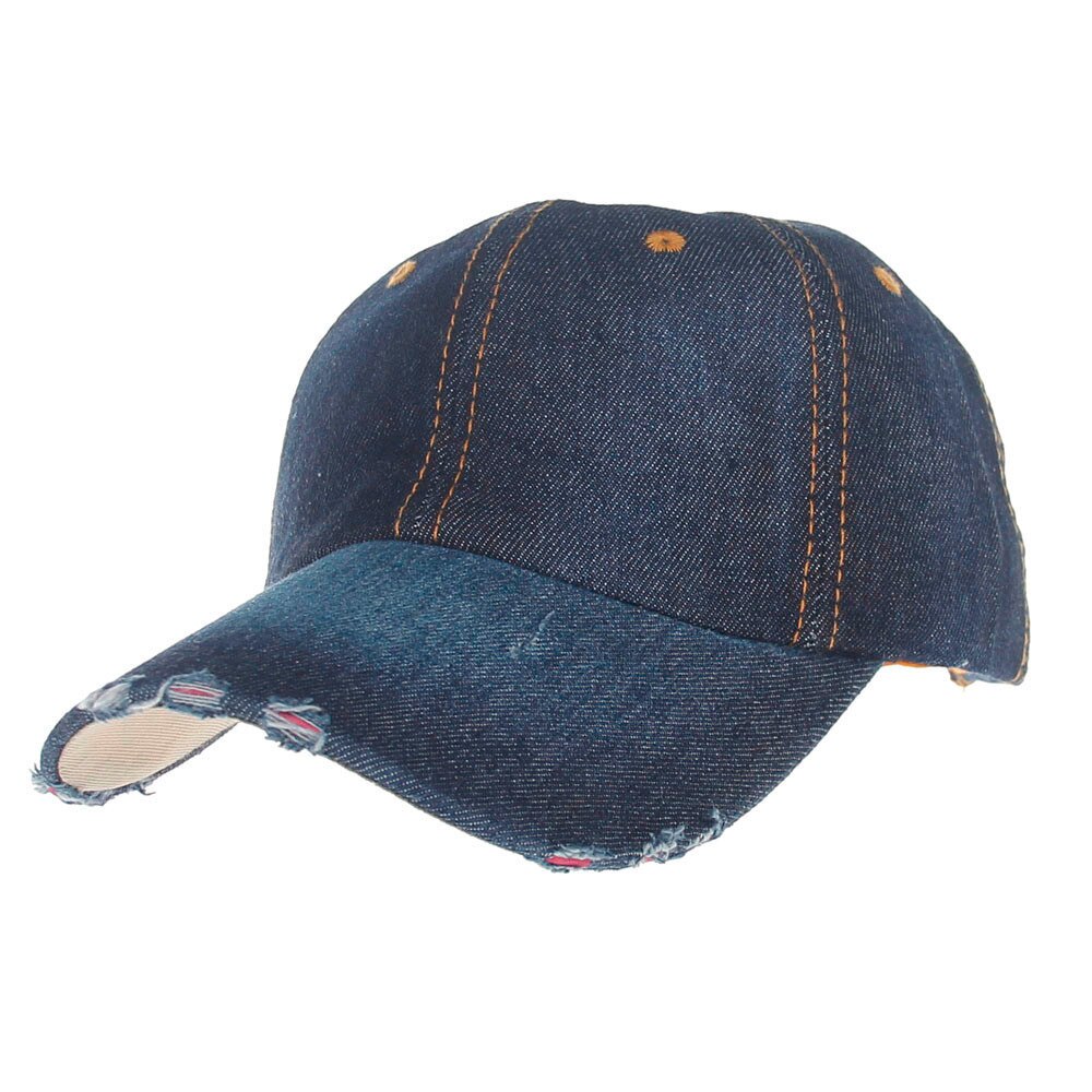 Womens Jean Sport Hoed Casual Denim Baseball Cap Zonnehoed Zomer mannelijke en vrouwelijke denim baseball cap casual hoed