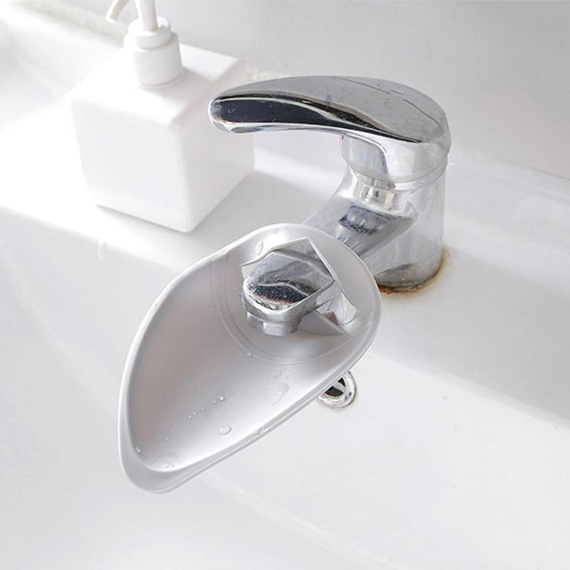 Kitchen Bathroom Accessories Silicone Faucet Extender Faucet Sink Device Hand-washing Extension Guide Children's Kids R2N6