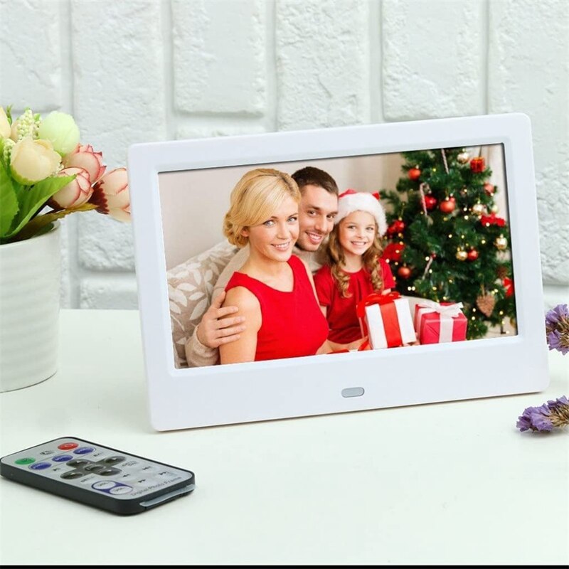 7 Zoll HD Digital Foto Rahmen Video Spieler Digital Bild Rahmen mit Musik Video Funktion