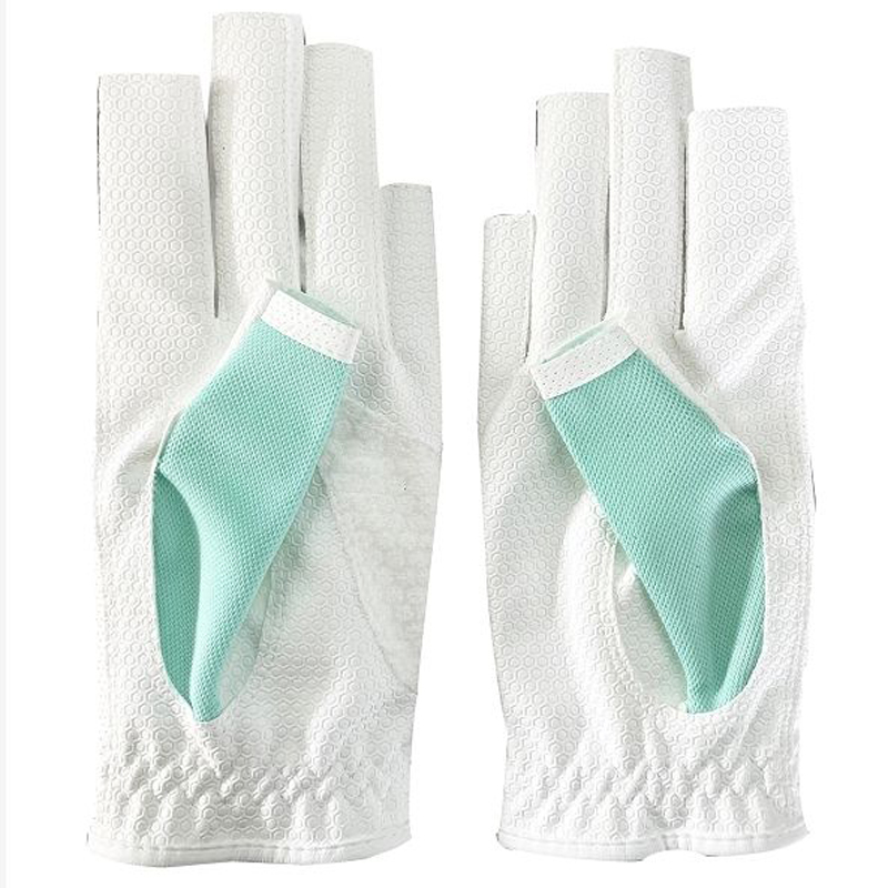 fingerless golf gloves, breathable non-slip wear-resistant can touch the screen, ladies (hands)