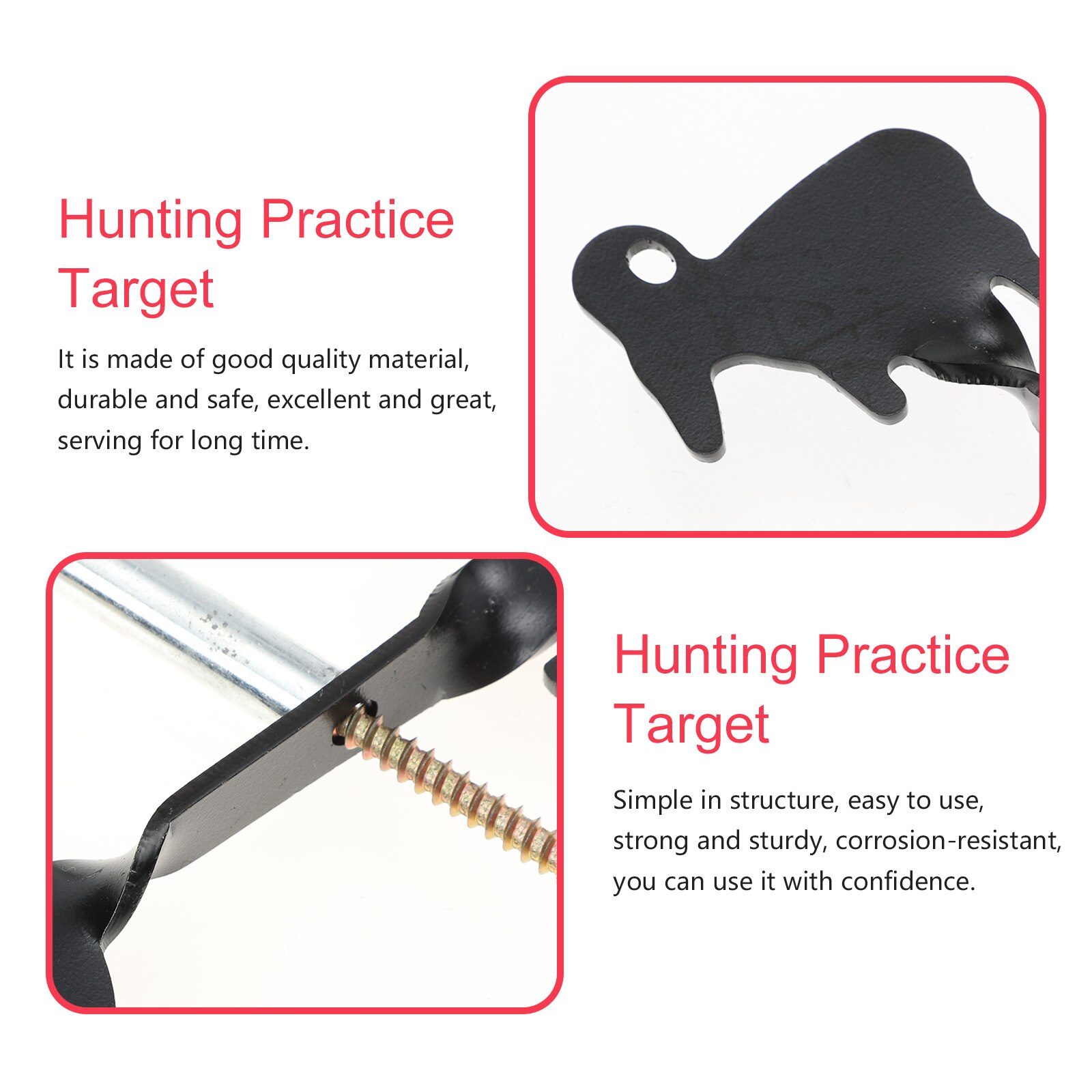 Portable Outdoor Metal Shooting Exercise Target Shooting Target Shooting Game Target