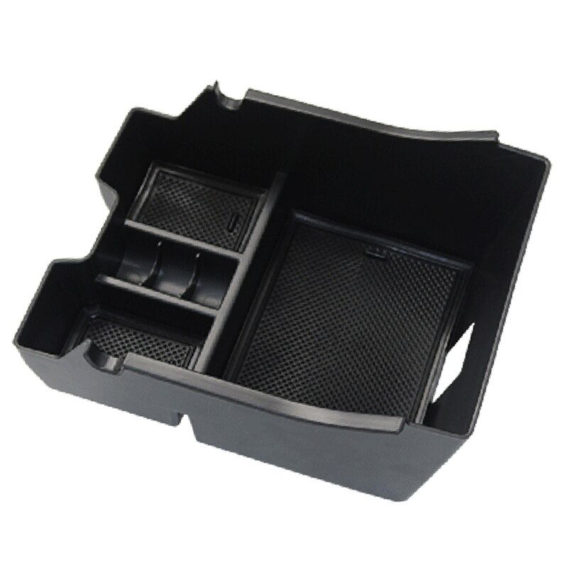 Zwarte Auto Armsteun Box Organizer Fit Voor Jeep Grand Commander