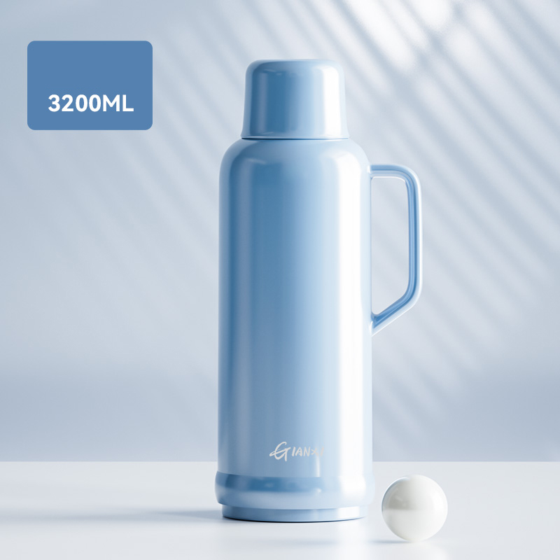 GIANXI botella termo al vacío de gran capacidad para mantener la vejiga interior de vidrio de la botella termo de té y café del hogar: royal blue