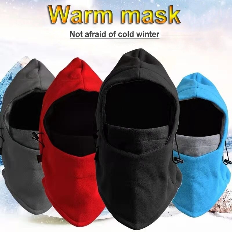 Winter Warm Caps Mannen Polar Fleece Thermische Balaclava Hoed Vrouwen Outdoor Winddicht Fietsen Masker Cap Hood Halswarmer Wandelen Sjaals