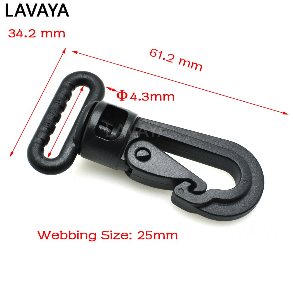 2pcs/pack,Plastic Swivel Snap Hooks Buckle for Backpack Belt Straps Briefcase Strap Clasp Garment