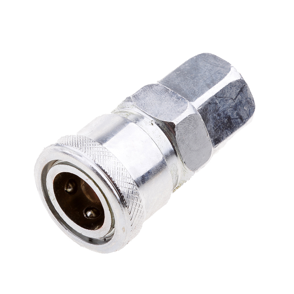 10 Pieces Air Compressor Line Hose Fittings Quick Release Connector 1/4' metal rust proof and corrosion protection