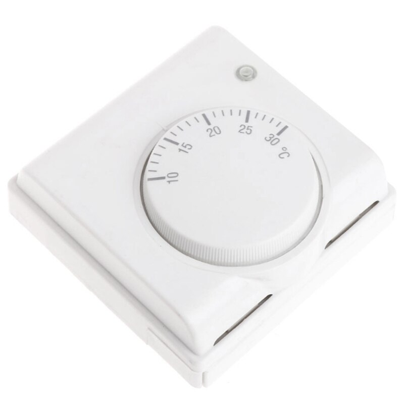 1Pc Room Floor Temperature Controller Mechanical Central Heating Thermostat 220V AC