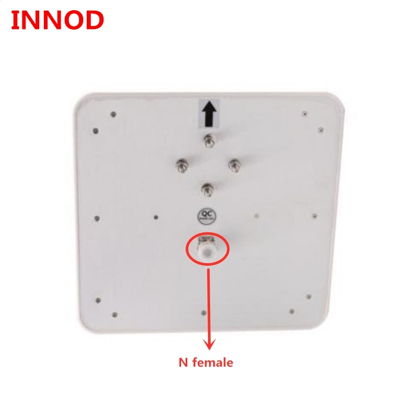 Antenne rfid uhf 865-868mhz étanche à longue portée 902-928mhz pour le suivi des actifs, polarisation circulaire 9dbi, à élevée