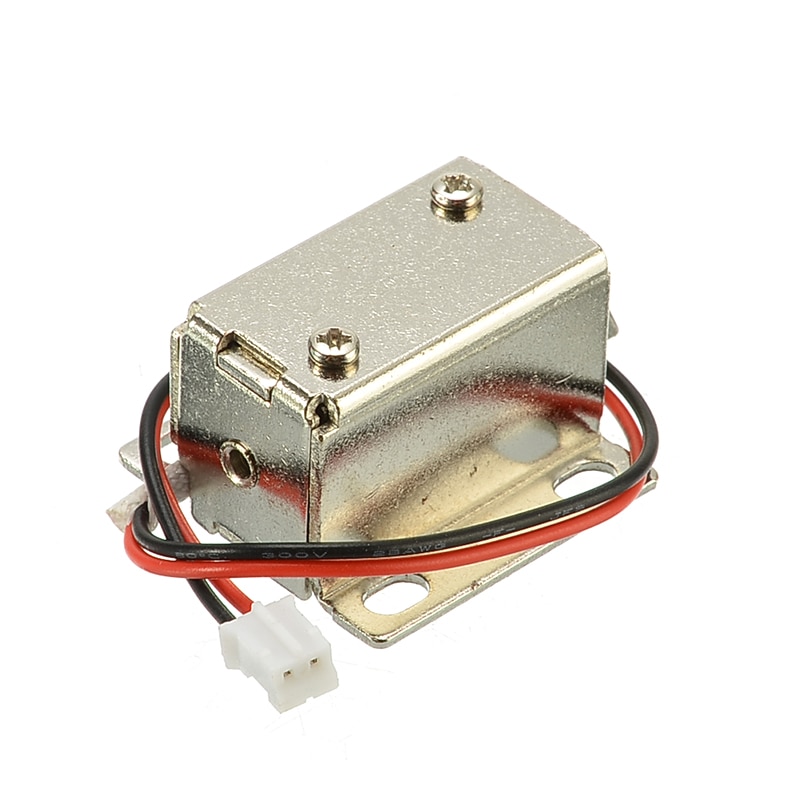 12v 0.4a metall elektroniskt lås spärr dörr grind frigöringsenhet solenoid passerkontroll säkerhet magnetiskt lås säkerhetsskydd