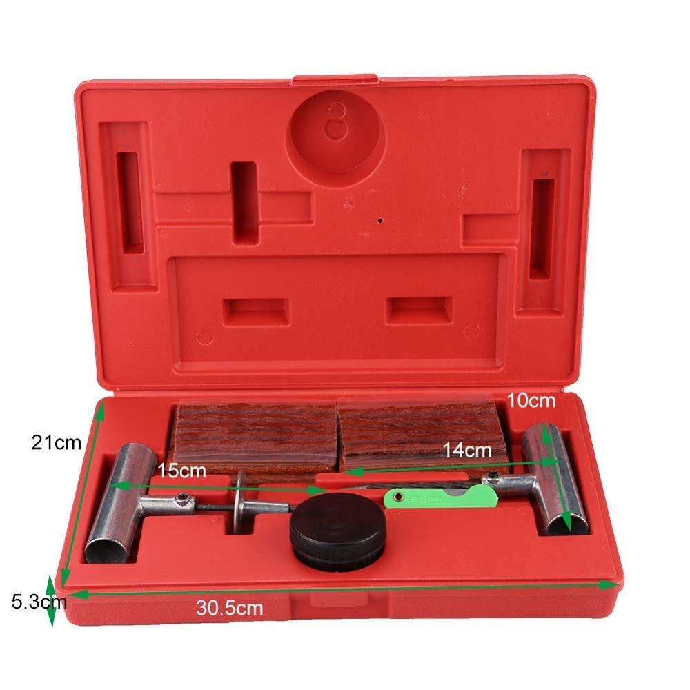 Car Tire Repair Tools Kit Emergency Tire Rubber Strip Tire Plug Flats Car Vacuum Tire , Trucks, Motorcycles, ATV