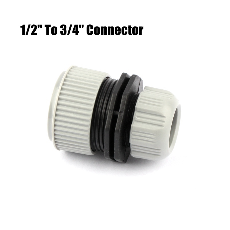 1 pc NuoNuoWell Hallo Garten Schnell Anschlüsse 1/2 "3/4" Gewinde Wasser Wasserhahn gemeinsam Blume Garten Bewässerung schlauch Armaturen einstellen: 1l2 zu 3l4 Zoll