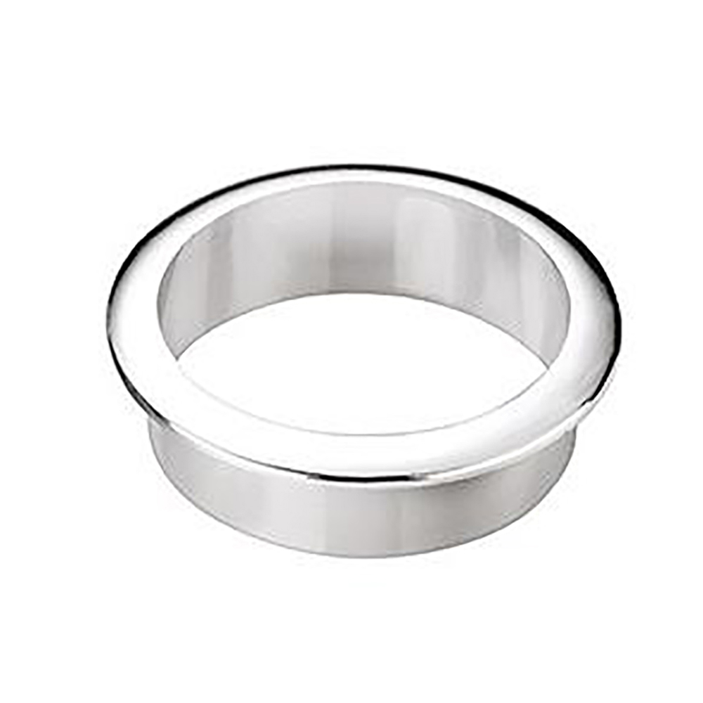 35/ 45/ 50/ 55/ 60/ 80mm computer bureau kabel grommets draad gat cover kabinet ontluchter decoratieve ring kabel uitlaat poort meubilair: Zilver / 53mm