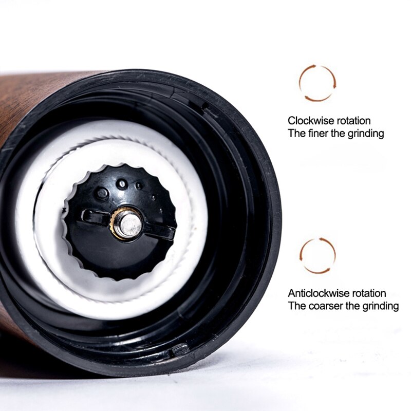 Marble Grain Coffee Bean Grinder Portable Stainless Steel Crank Manual Manual Handmade Coffee Grinder Mill Kitchen Tool Grinders
