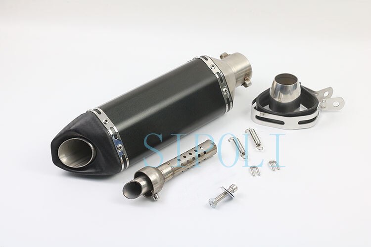 Universal 38-51MM Motorcycle Exhaust Ak Modified Scooter Sand Pit Dirt ATV Modified For Motorbike Exhaust: D