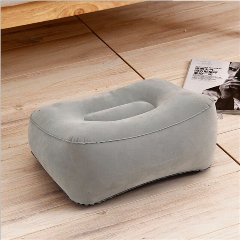 Strömten Fuß Hocker Pad Aufblasbare Massage Fußstütze Kissen PVC Reise Entspannen Kissen Auto Haushalt Heimat Büro Rest Bein hoch Werkzeug
