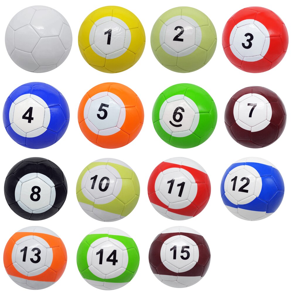 4 # Gaint Snooker Snook Pallone Da Calcio Gioco Da 8.5 Pollici In Snookball Enorme Biliardo Pool di Calcio Includono Pompa di Aria Giocattolo poolball