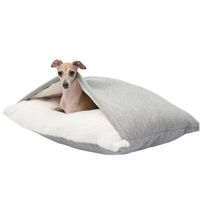 Camas y muebles Cama para mascotas para perros con cubierta extraíble Perrera grande Bolsa cálida para perros con manta Casa para perros grandes Accesorios para mascotas: L / Azul marino