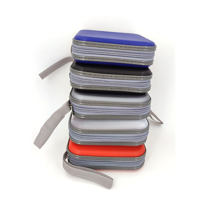 Portable 36pcs Disc CD DVD Wallet Storage Organizer Case Boxes Holder CD Sleeve Hard Bag Album Carry Pouch Bag with Zipper