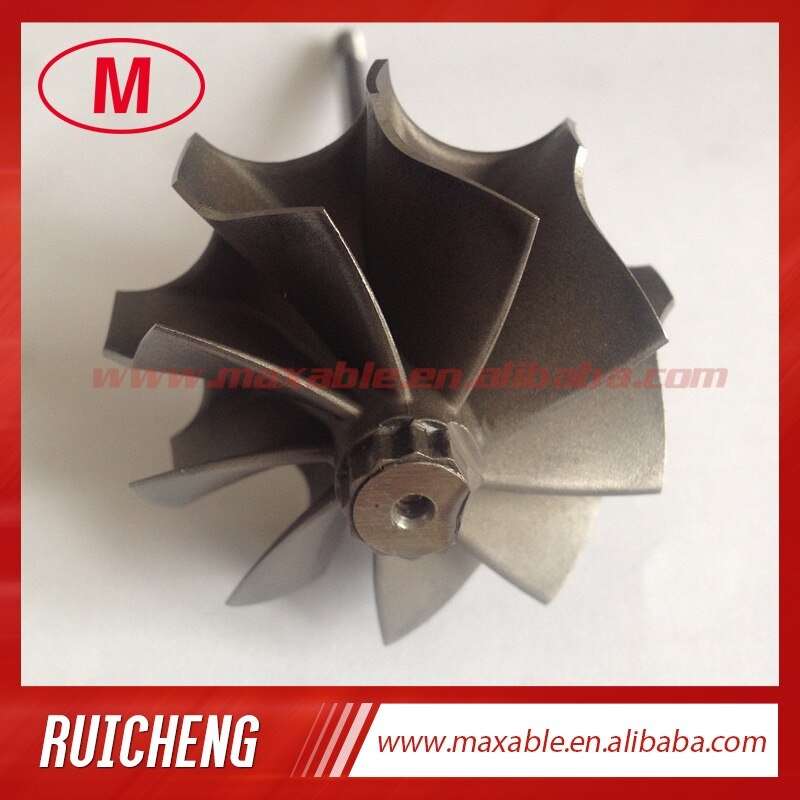 TD04HL 45.65X52mm 9 blades turbocharger turbo turbine shaft /turbo wheel /turbo shaft