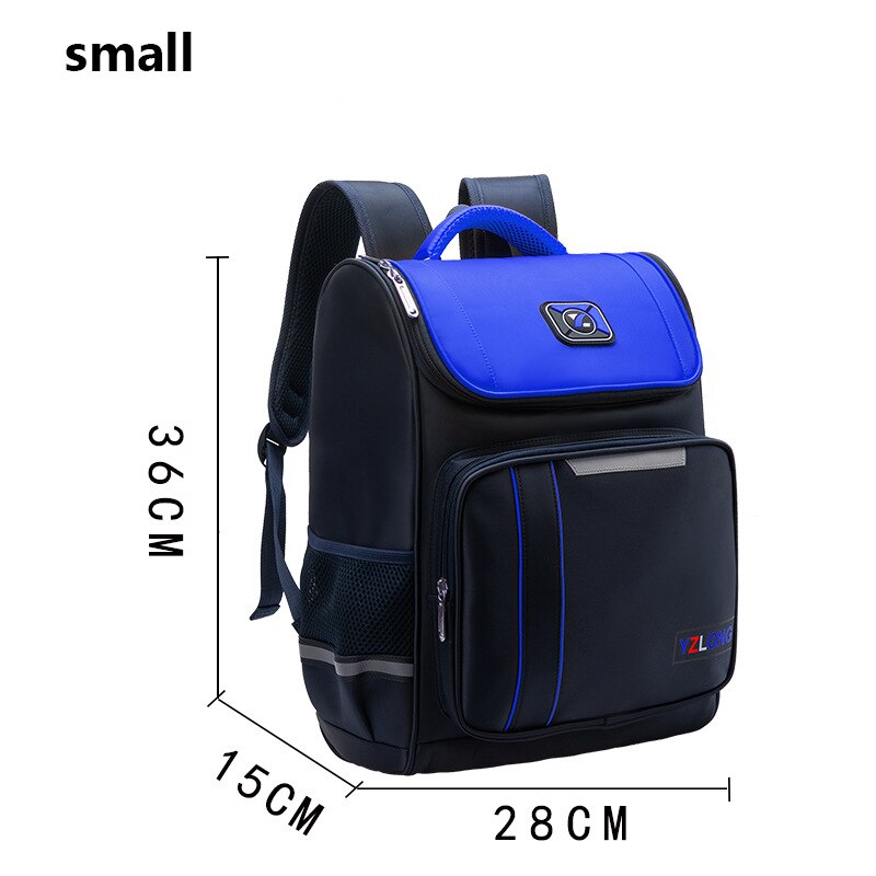 Kinderschooltassen rugzak voor meisjes schooltassen kind oxford waterdichte rugzak bloemen ruimte tas: Klein blauw
