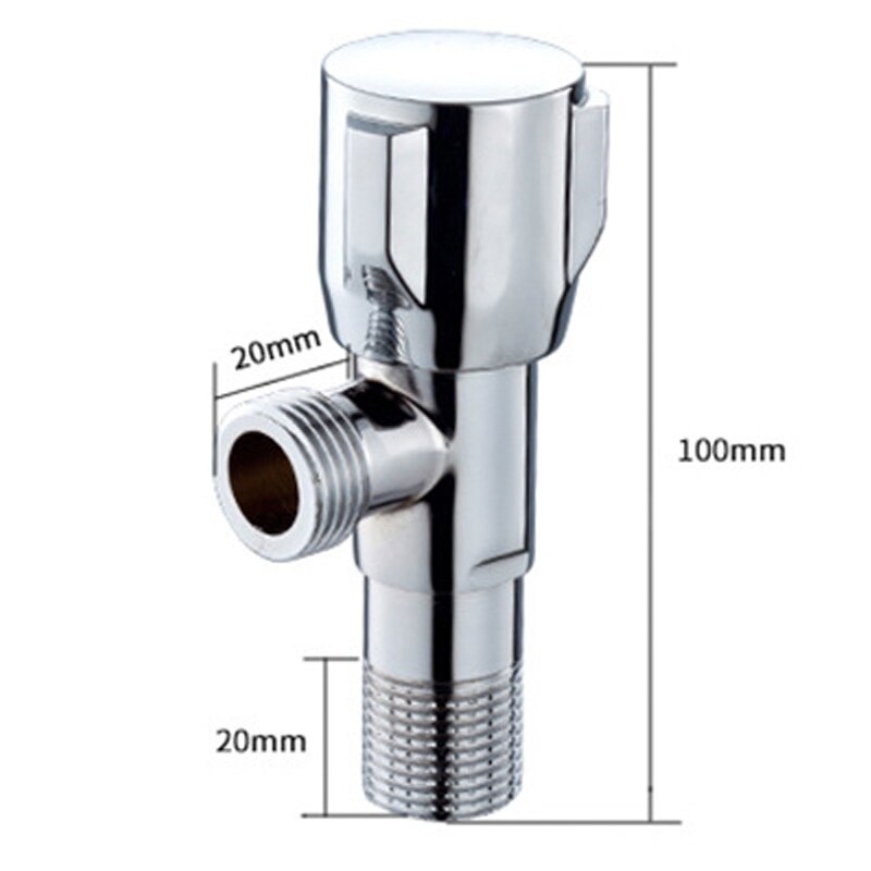 Bathroom Toilet Water Heater Tank and Cold Water Angle Valve One Inlet and One Outlet Stainless Steel Stop Valve