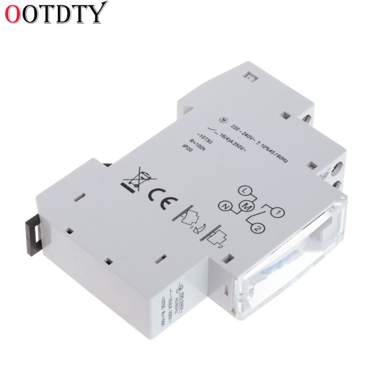 15 Minutes Mechanical Timer 24 Hours Programmable Din Rail Timer Time Switch Relay Measurement Analysis Instruments