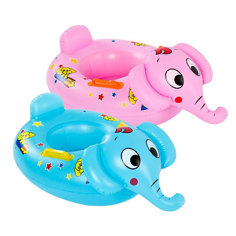 Leuke Olifant kinderen Thicken Opblaasbare Zetel Float Ringen Draagbare Kids' PVC Seat Float Boot Babyzwemmen Accessoire