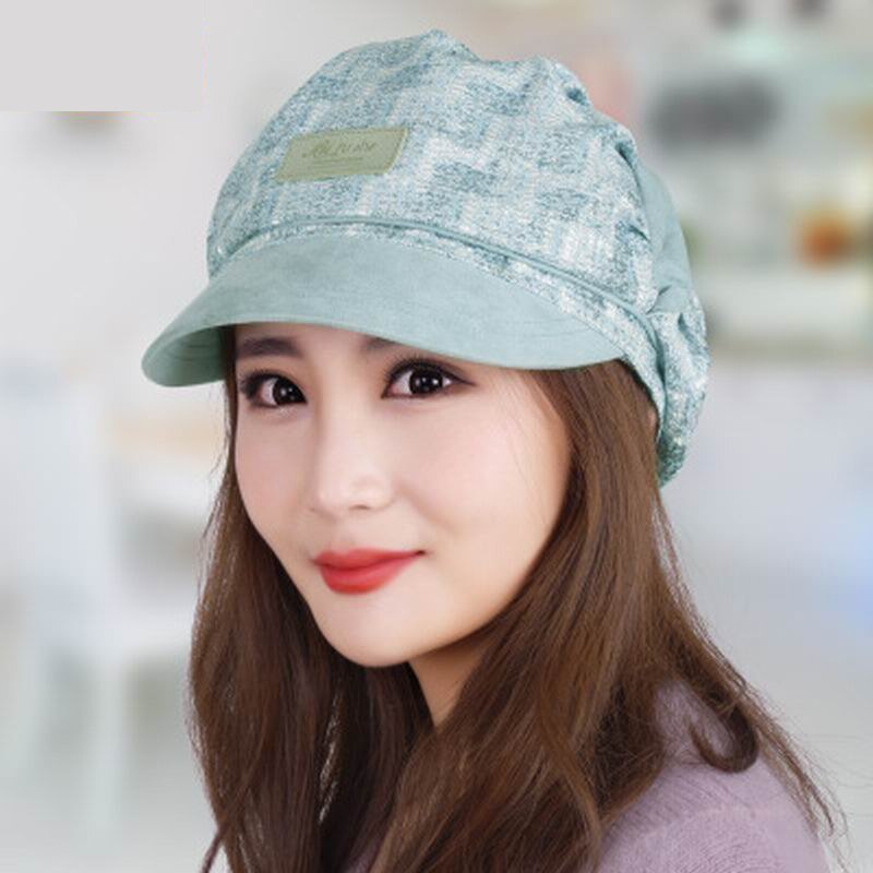Gorro informal para mujer, boina para las cuatro estaciones, para mujer, otoño