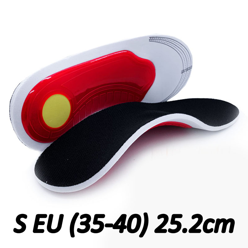 Premium Orthotic High Arch Support Insoles Gel Pad 3D Arch Support Flat Feet For Women / Men orthopedic Foot pain: black