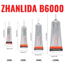 Zhanlida-pegamento multiusos para reparación de teléfono, adhesivo transparente de contacto para reparación de teléfono, con punta aplicadora de precisión, 15ML, 25ML, 50ML, 110ML, B6000