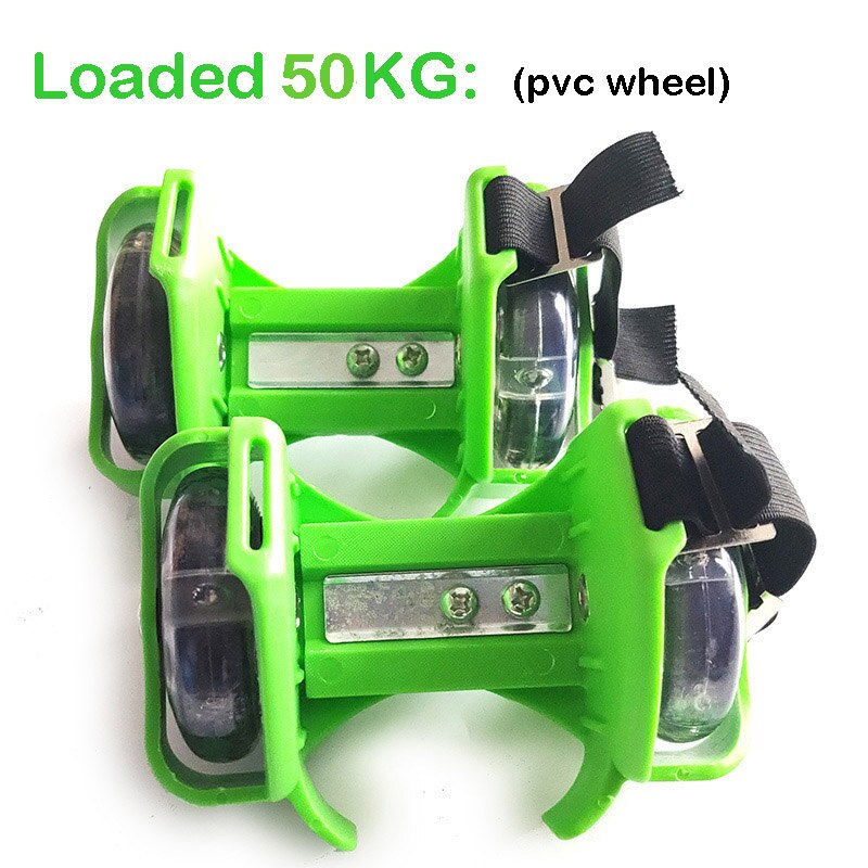Flashing Roller Skating Shoes Small Whirlwind Pulley Flash Wheel heel Roller Skates Sports Rollerskate Shoes for Kids: Better quality green