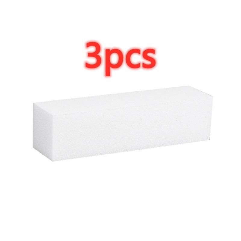 3/5/10 Pcs Nail File Set Schuren Buffer Block Pedicure Buffing Vingernagel Slijpen Polijsten Nagelvijlen Manicure Pedicure Tool: 3pcs