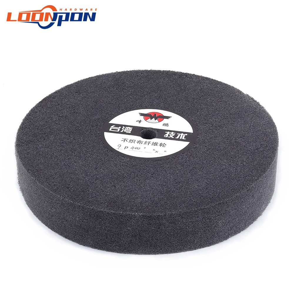 150mm Nylon Fiber Wheel Disc Polishing Buffing Buffer Pad Grinding Disc Wheel Abrasive Tool Bore 16mm 2Pcs
