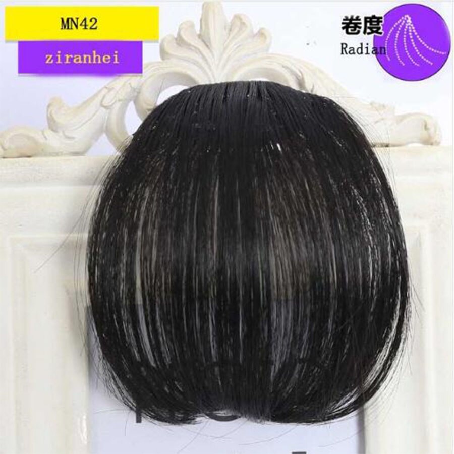 WEILAI Synthetische kurzen Pony haar Hitze Beständig synthetische frauen natürliche kurze haare Pony frauen haar Stück